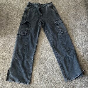 Men's Gray Cargo Pants